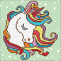 Unicorno divertente