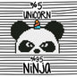 Ninja panda-unicorno