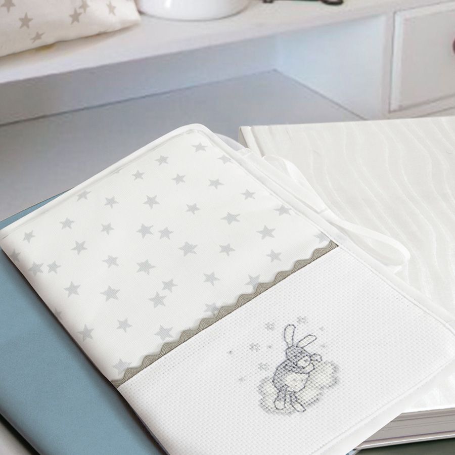 Copertina per quaderno ricamabile stelle