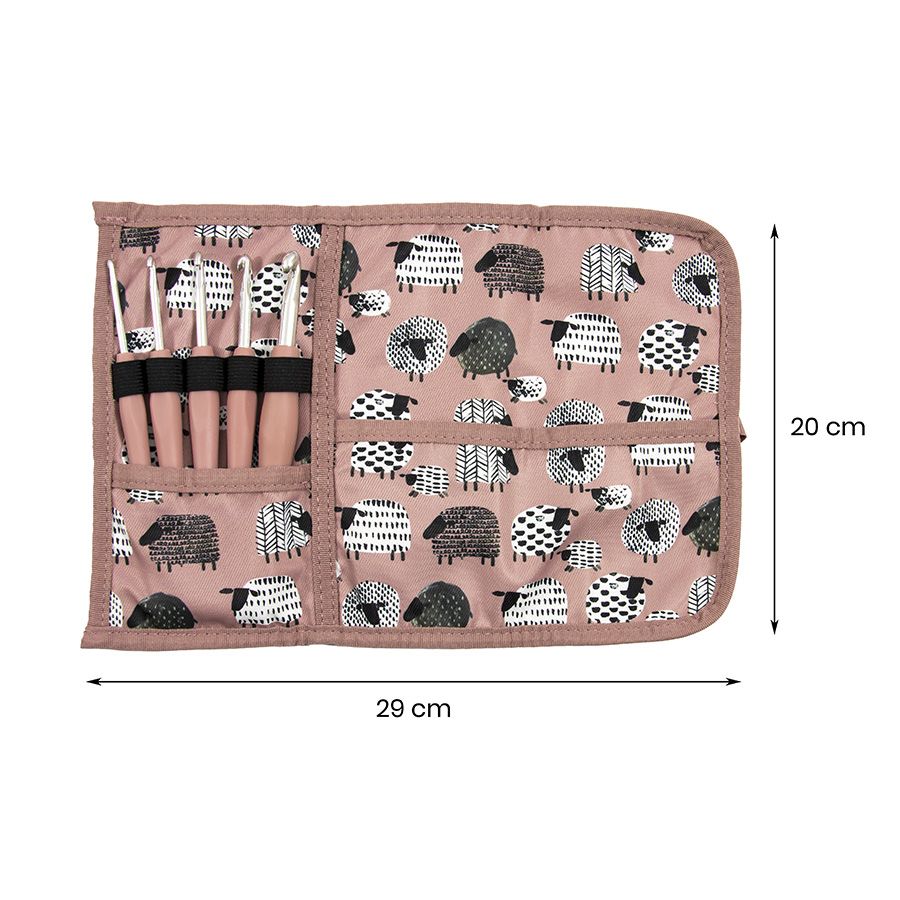 Kit 5 uncinetti DMC + Astuccio