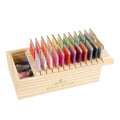 Scatola con 24 carte di legno