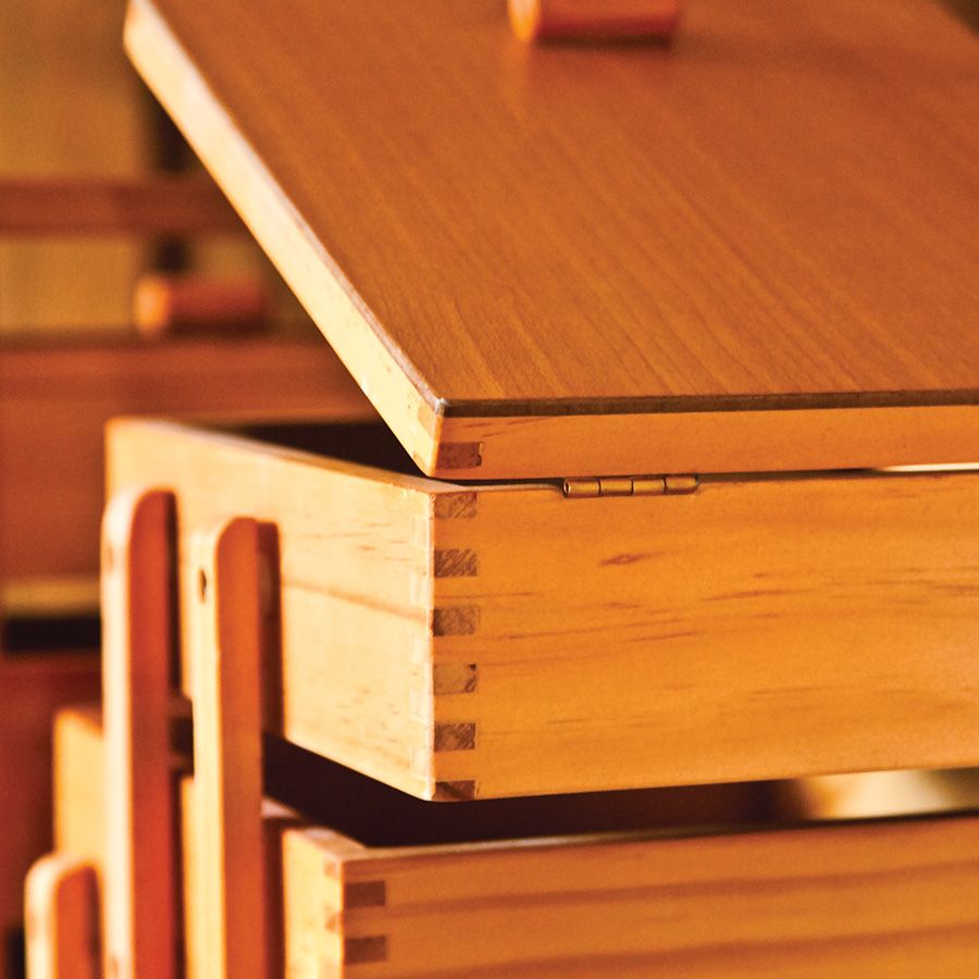 Cassettiera mobile in legno - Taglia S