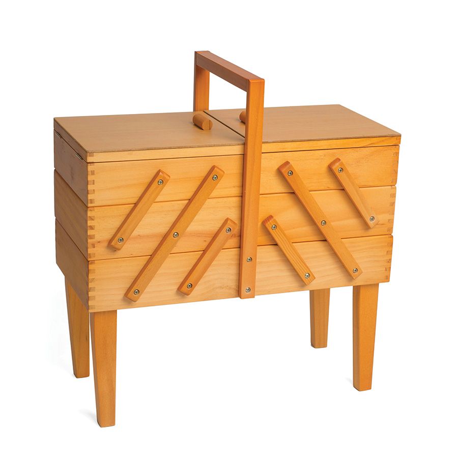 Cassettiera su gambe in legno