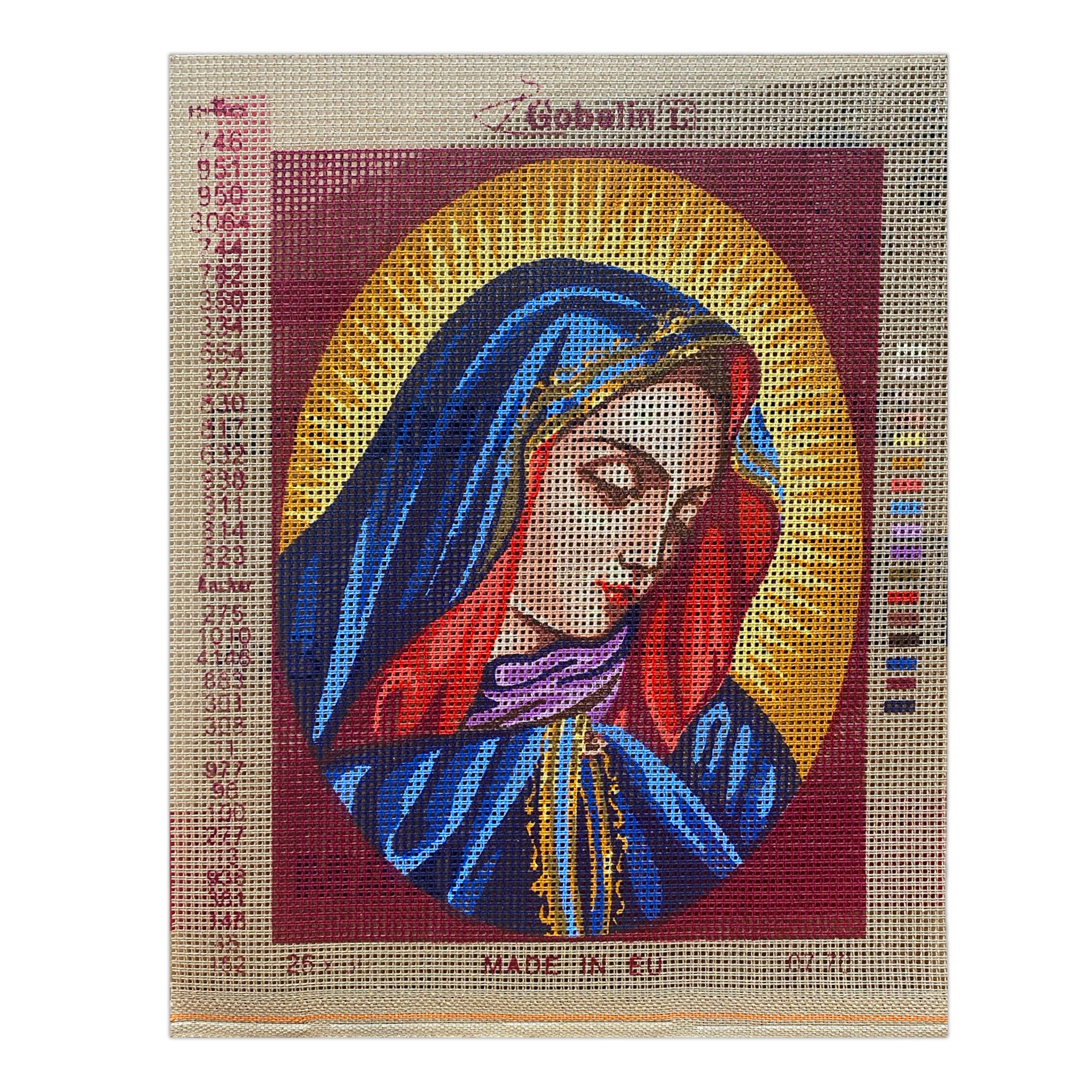 Madonna dal vestito blu