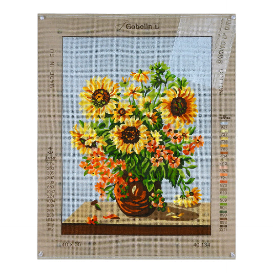 Vaso di girasoli