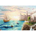 Il castello sul mare e il veliero