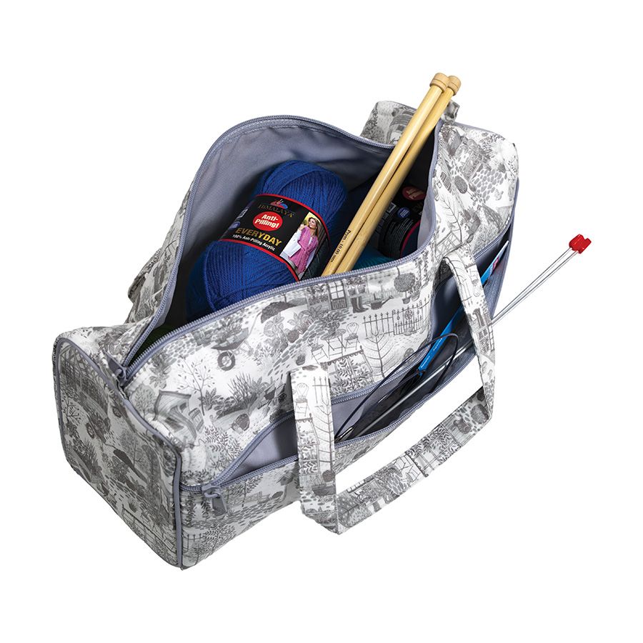 Borsa porta lavoro da maglieria "Giardino"