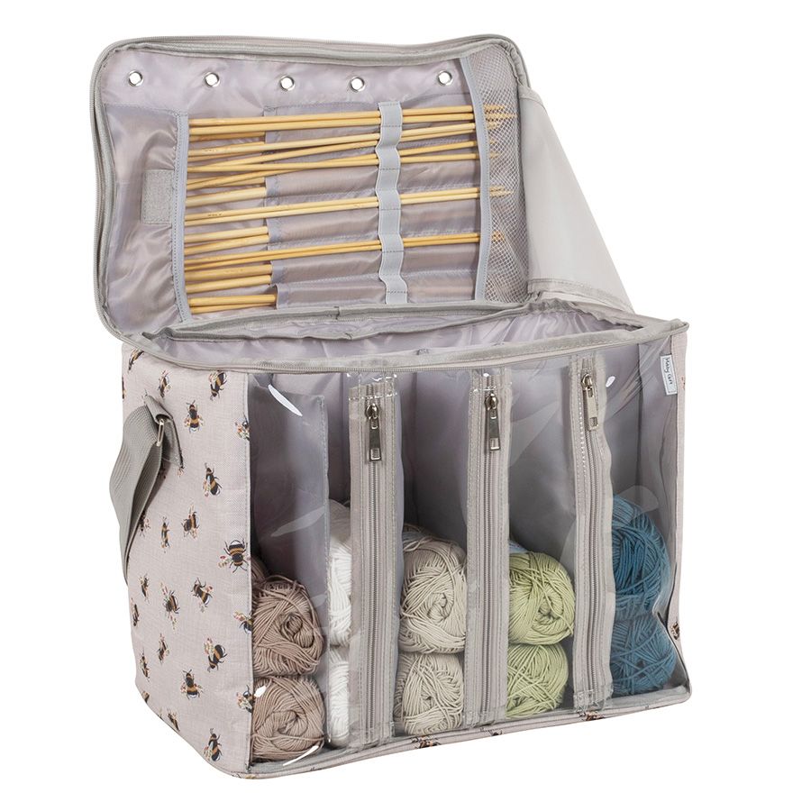 Borsa per maglia e uncinetto "Api"