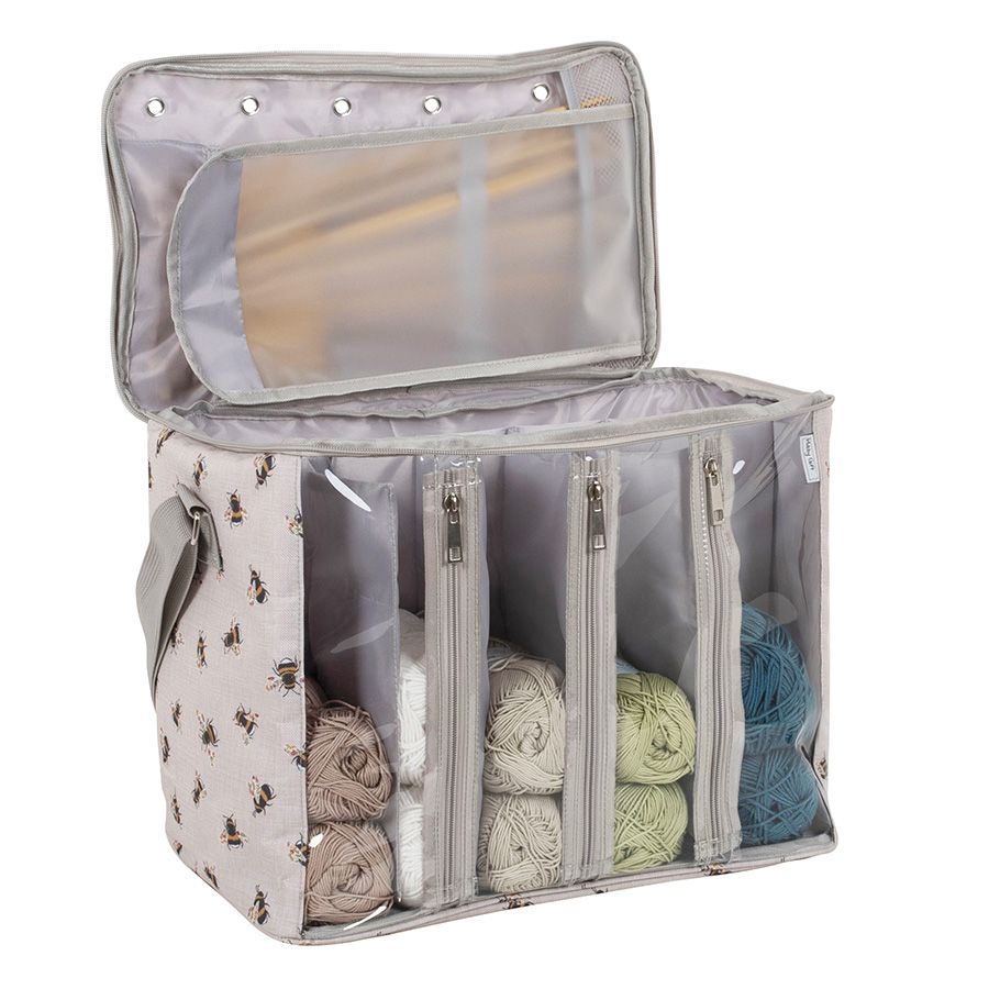 Borsa per maglia e uncinetto "Api"