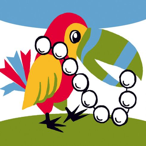 Tucano con la collana