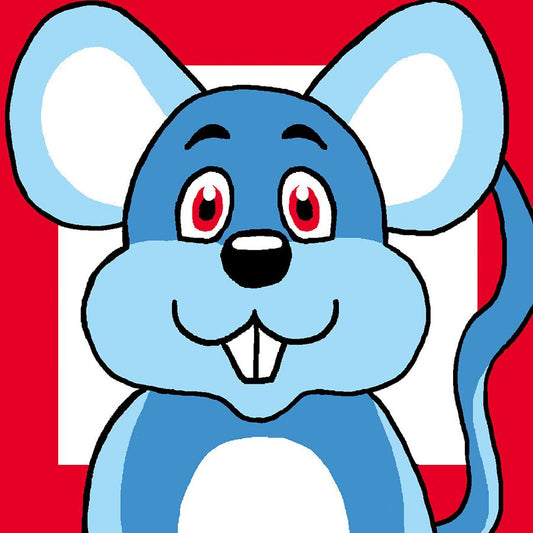 Topo blu
