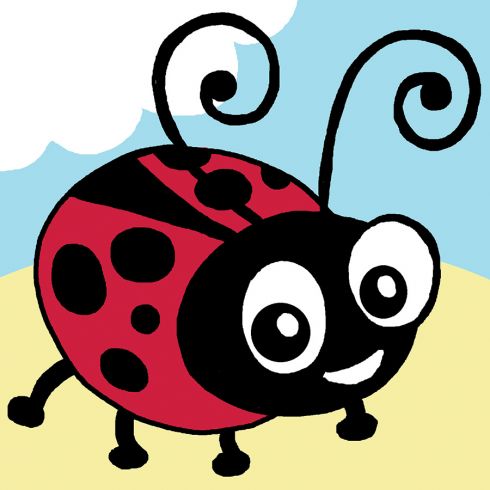 La coccinella felice