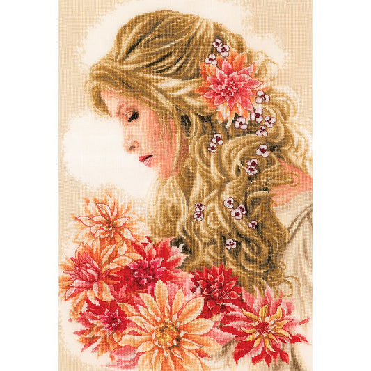 La donna con le dalie