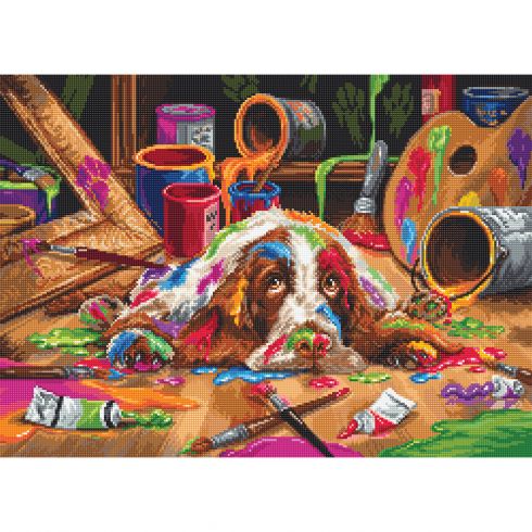 Il cane pittore