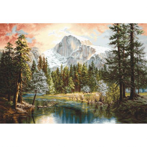 Splendido paesaggio di montagna