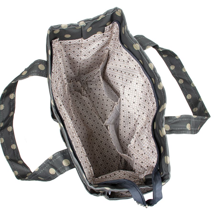 Borsa porta lavoro con tasche "Pois"