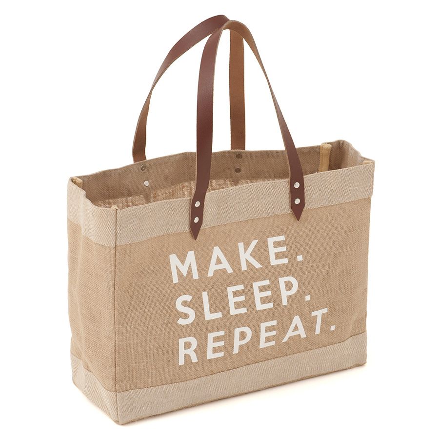 Borsa porta lavoro da hobby "Fai, Dormi, Ripeti"