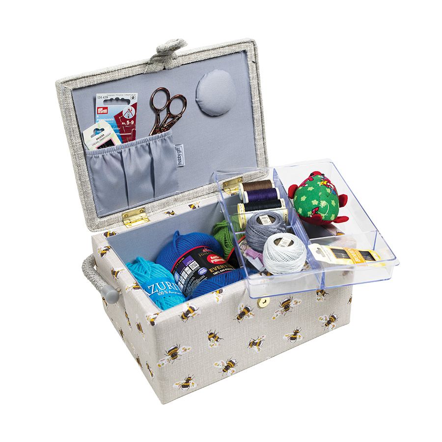 Organizer Da Cucito A Doppio Strato Impermeabile - Porta Accessori Con Cerniera Bidirezionale, Scatola Capiente Per Ago, Filo E Forbici - Foto 13