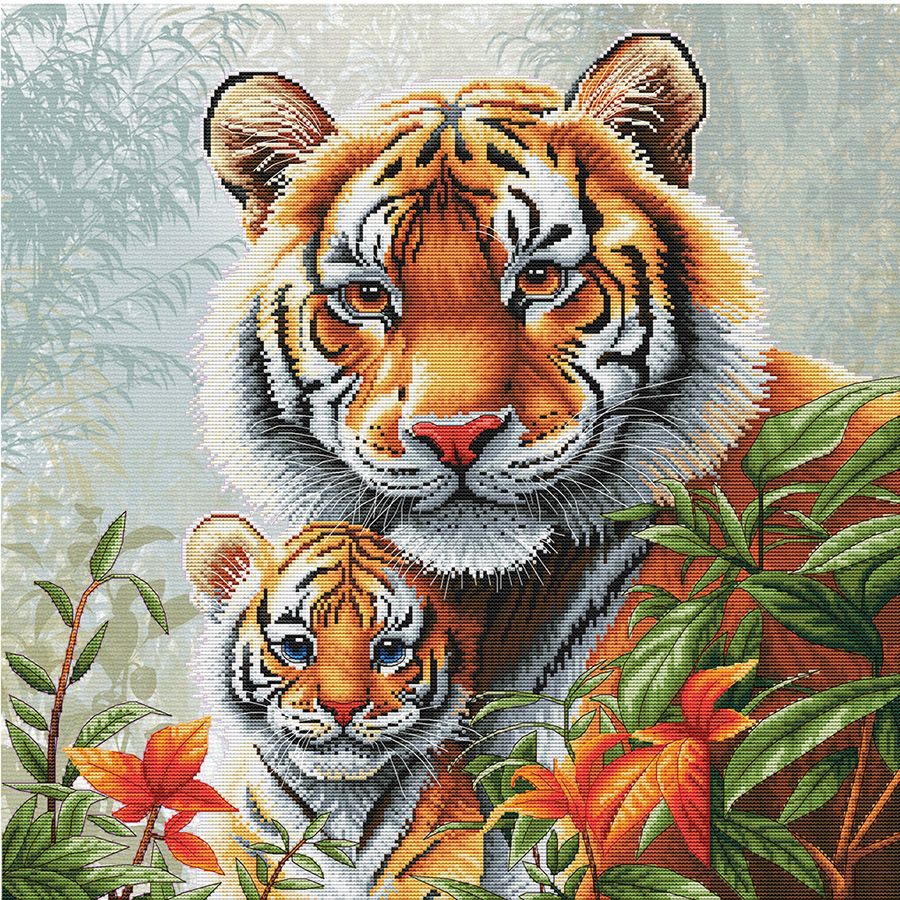 La tigre madre e il suo cucciolo