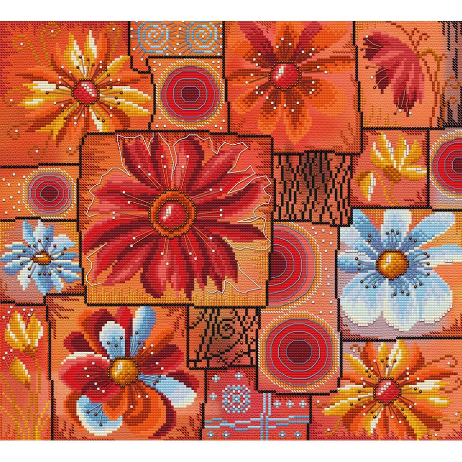 Mosaico di fiori