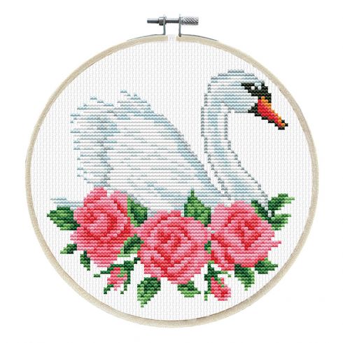Cigno e le rose