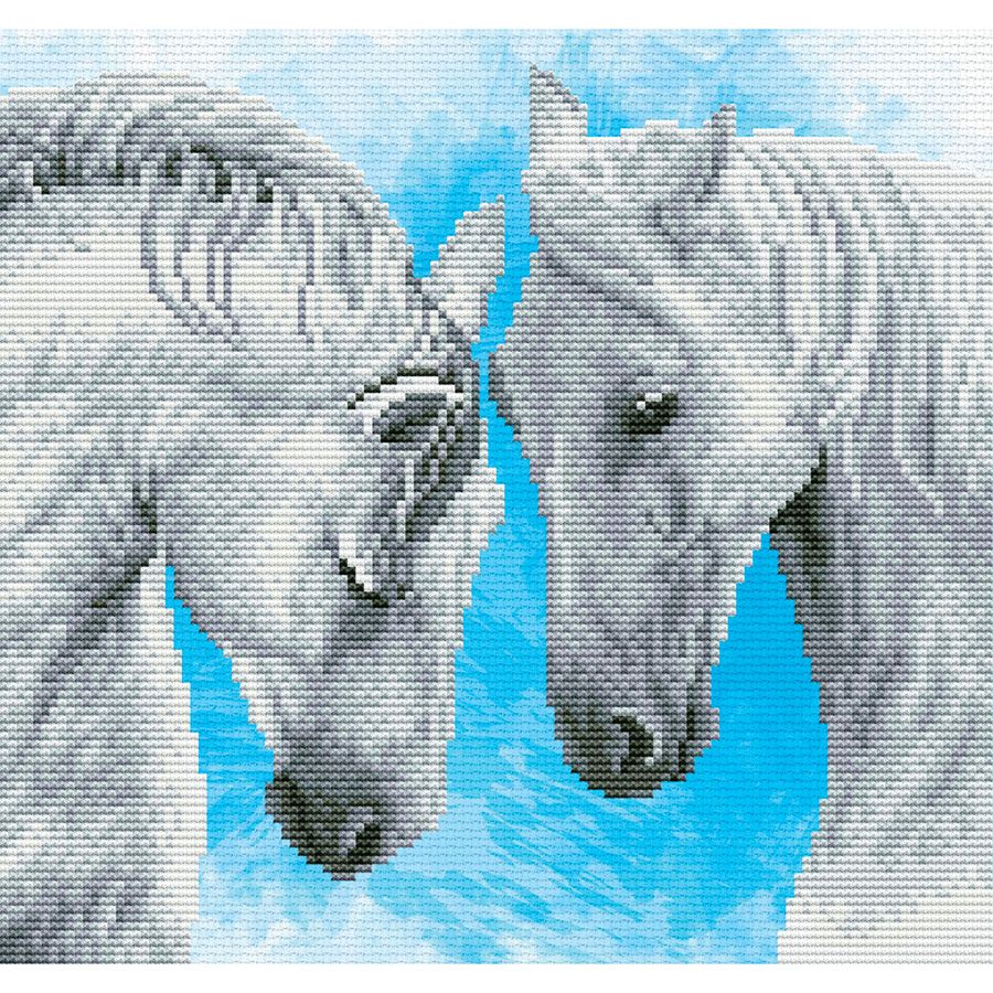 Bellissimi cavalli bianchi