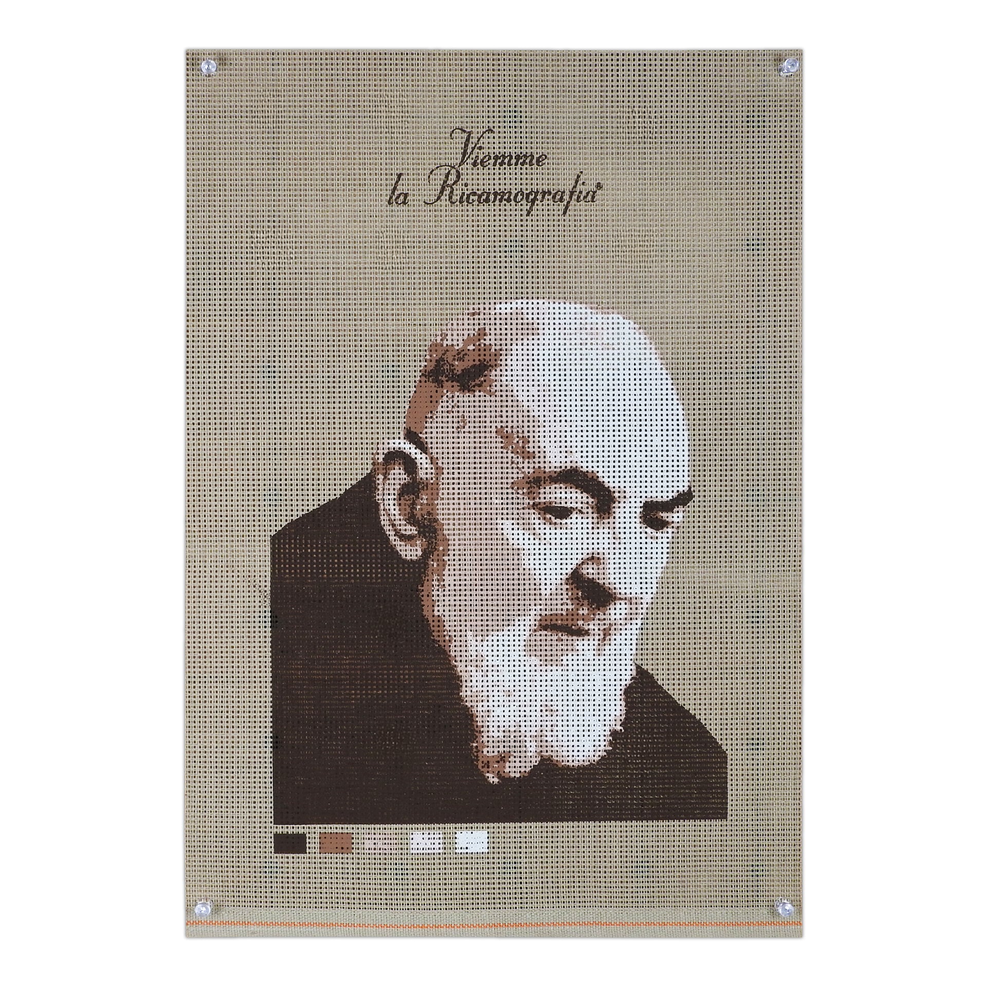Padre Pio monocromatico