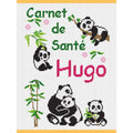Copertina per quaderno ricamabile panda