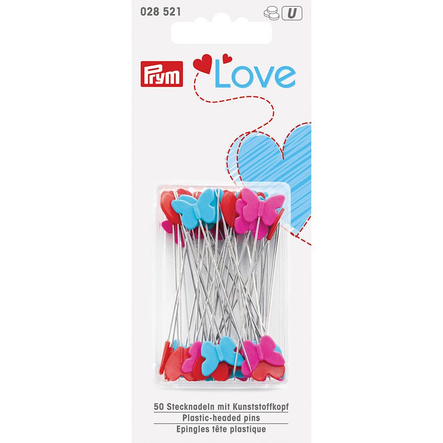 Spilli con testa in plastica (50pz)