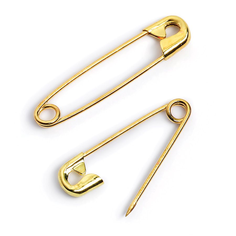 Spille da balia in ottone dal n°1 al n°3 (30pz)