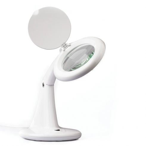 Lampada d'ingrandimento con base LED