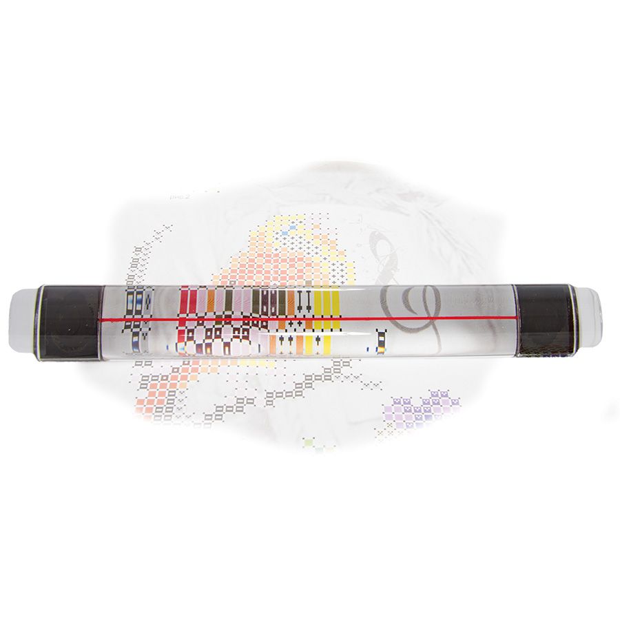 Righello con lente d'ingrandimento magnetica
