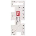 Righello per orlare - 40x105x0,7 mm