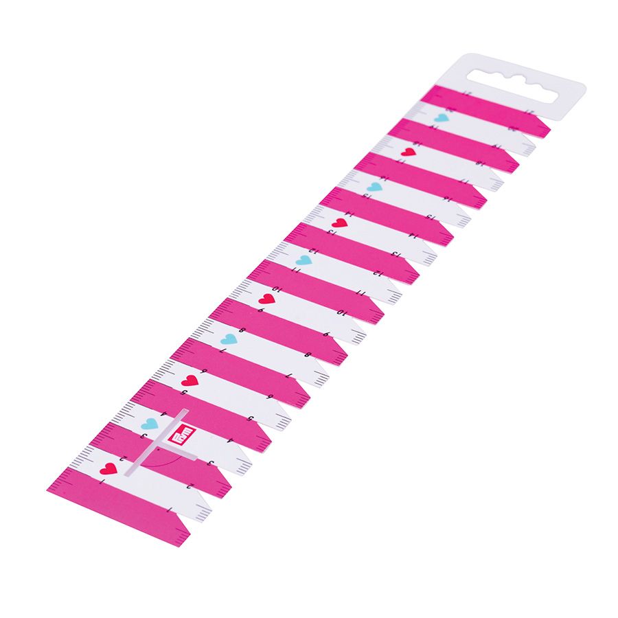 Righello rosa - 23cm