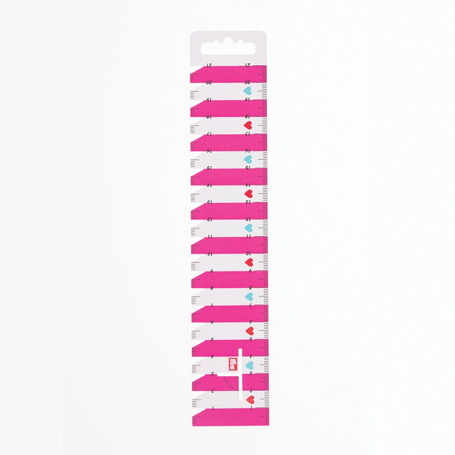 Righello rosa - 23cm
