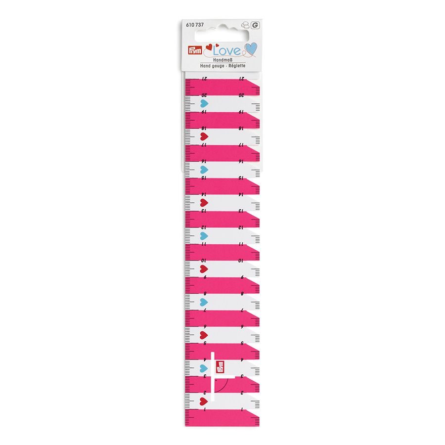 Righello rosa - 23cm