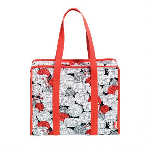 Borsa porta lavoro da ricamo "Gomitoli"
