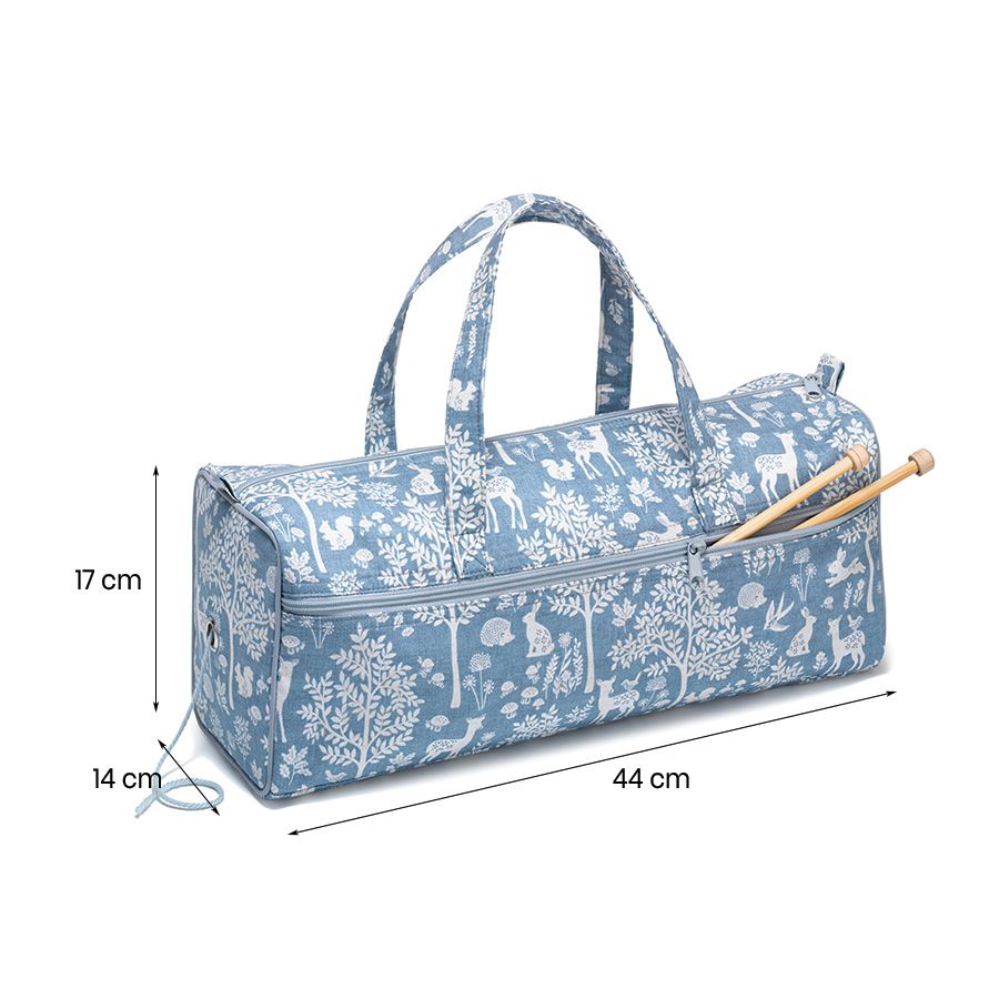 Borsa porta lavoro da maglieria "bosco"