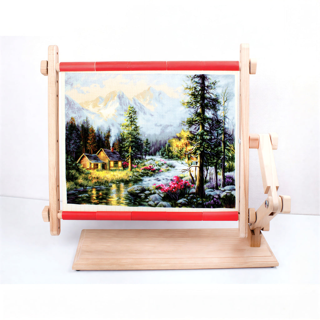 Telaio a clip in legno per tavolo