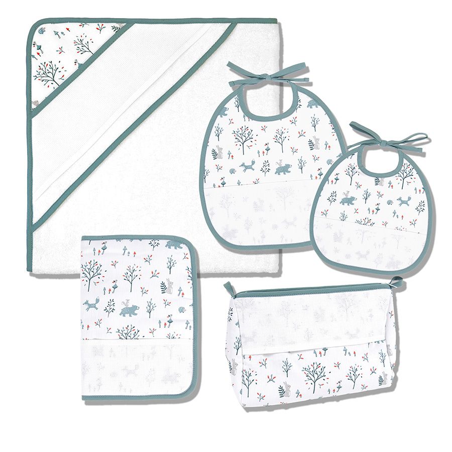 Set da bagno per neonati - Foresta