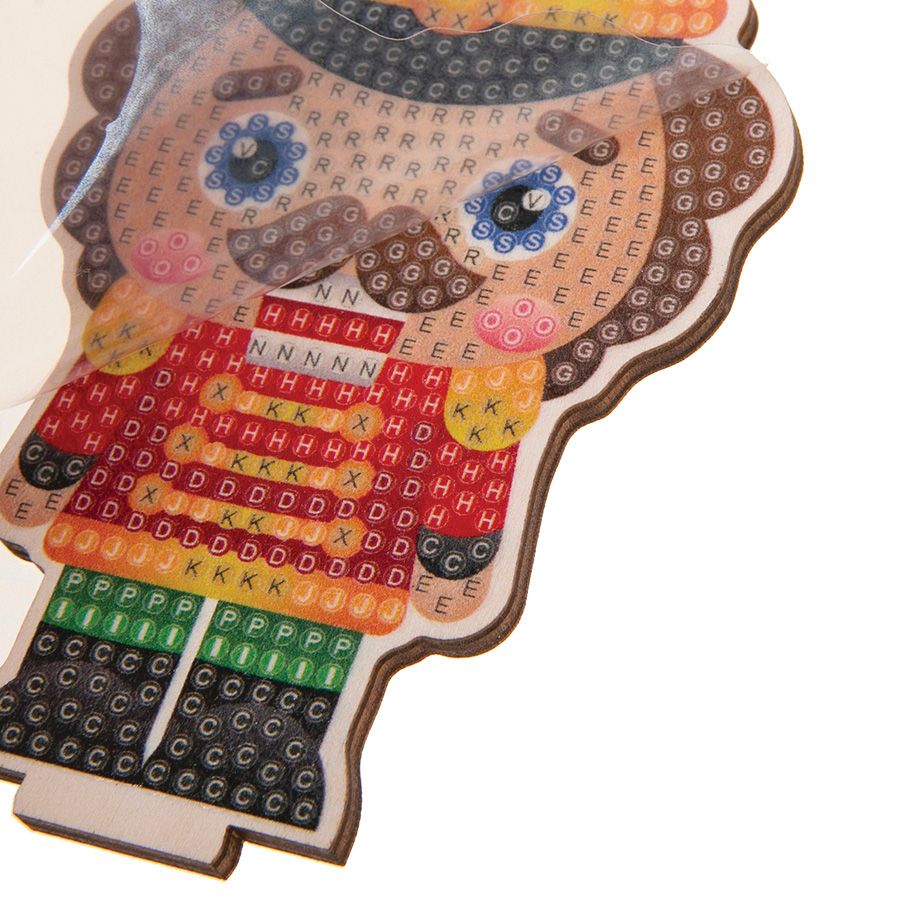 Confezione da 4 statuette natalizie