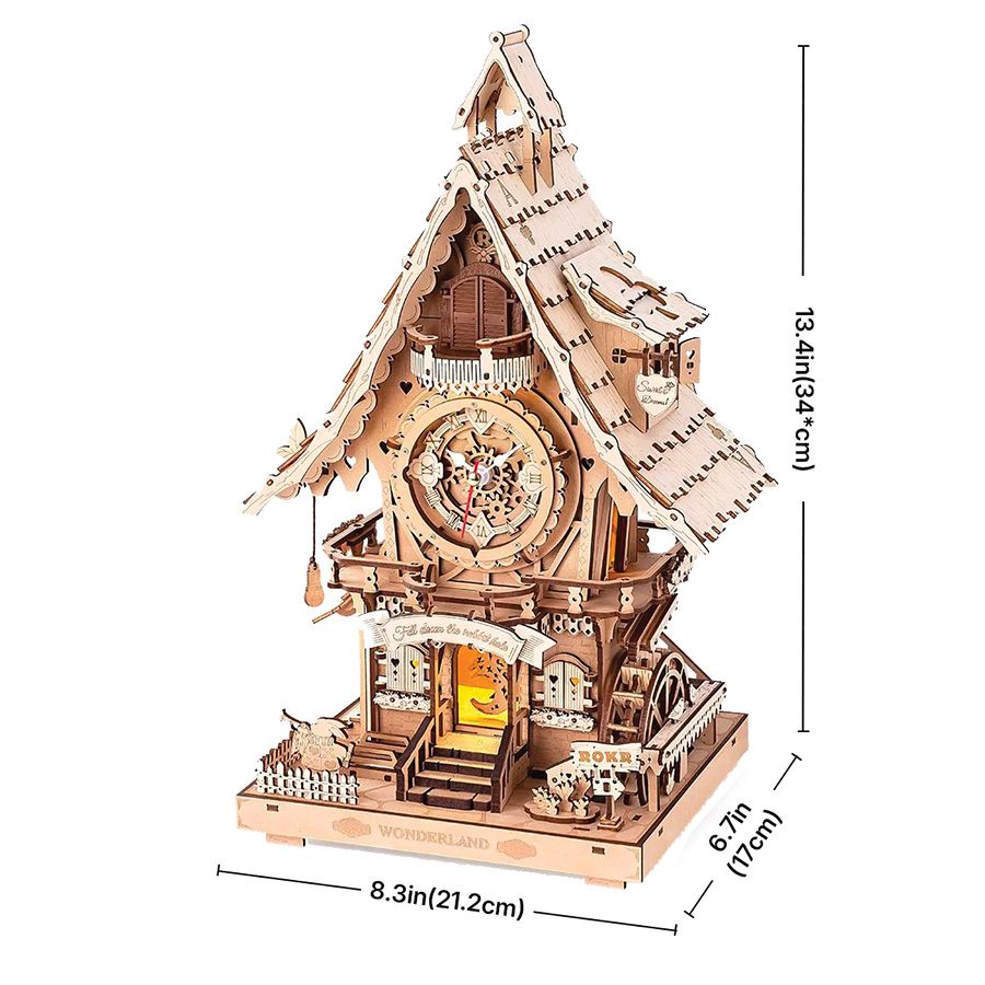 Orologio a cucù in legno