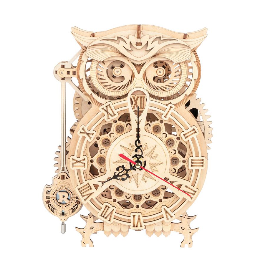 Orologio da parete con gufo