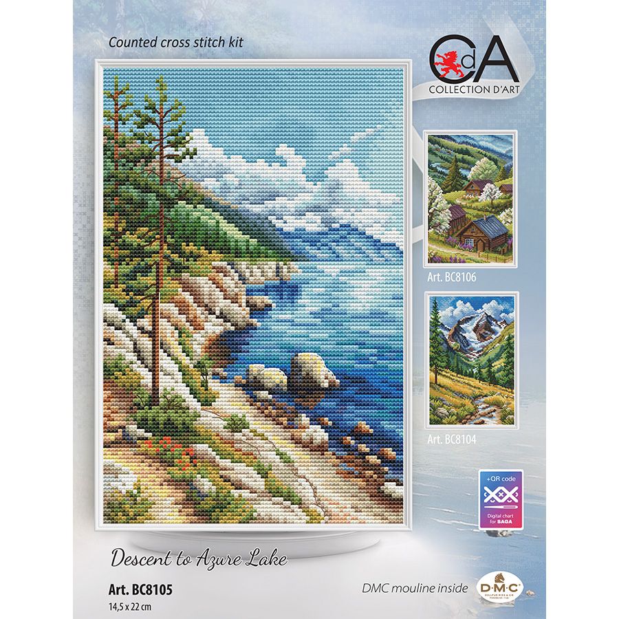 Discesa verso il lago azzurro