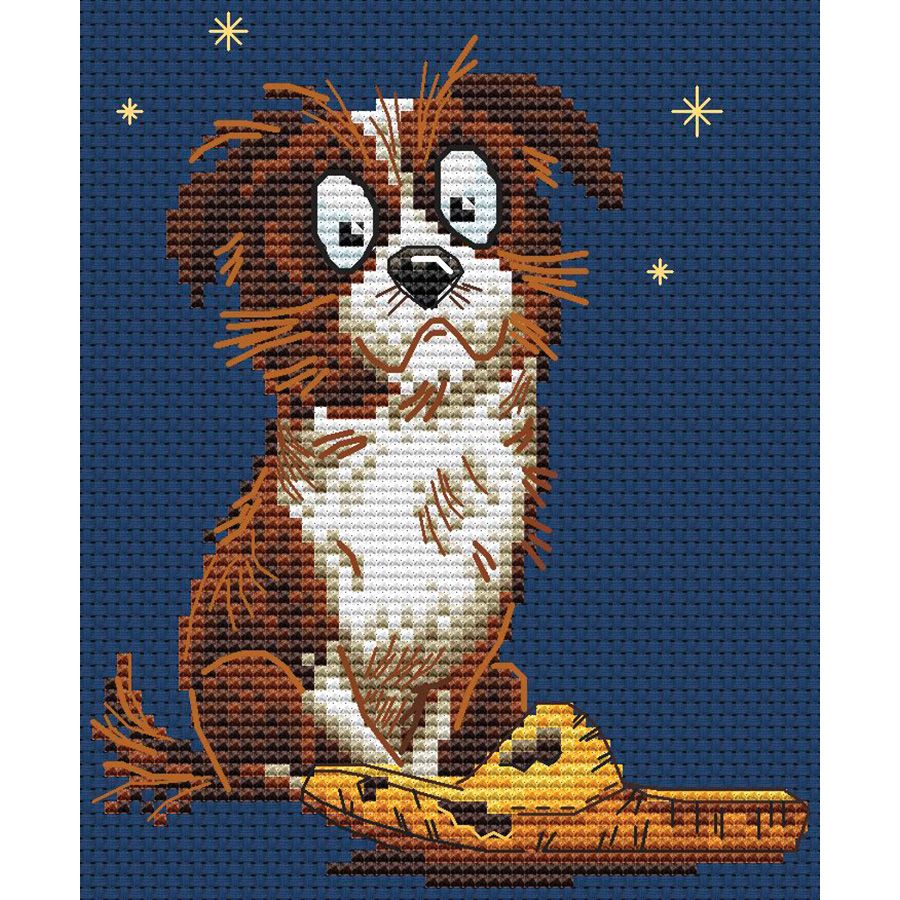 Il cane e la sua pantofola