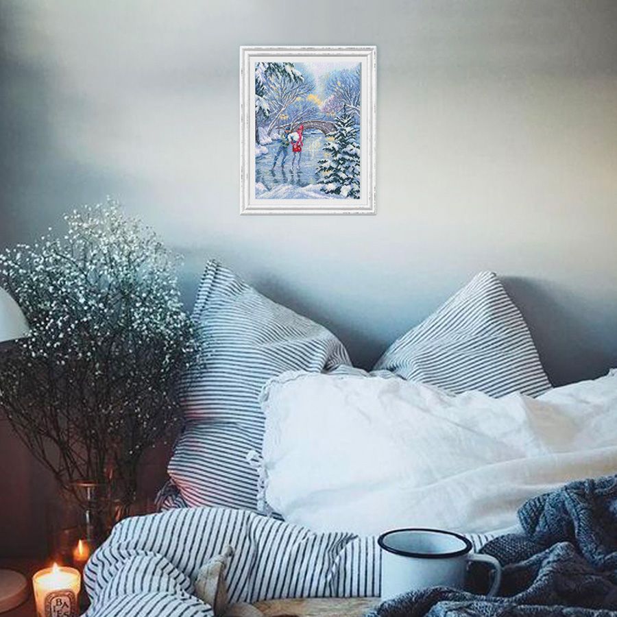 Sulla pista di pattinaggio