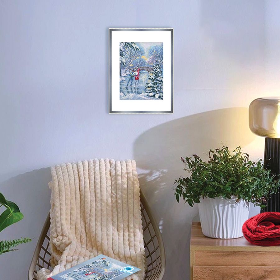 Sulla pista di pattinaggio