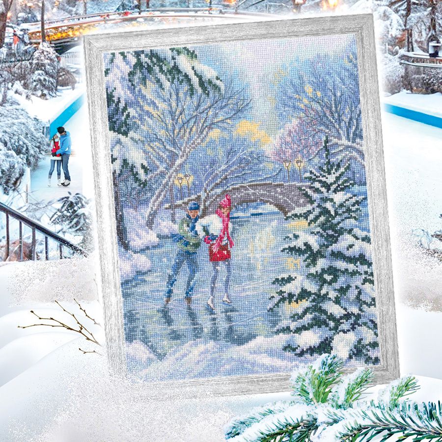 Sulla pista di pattinaggio