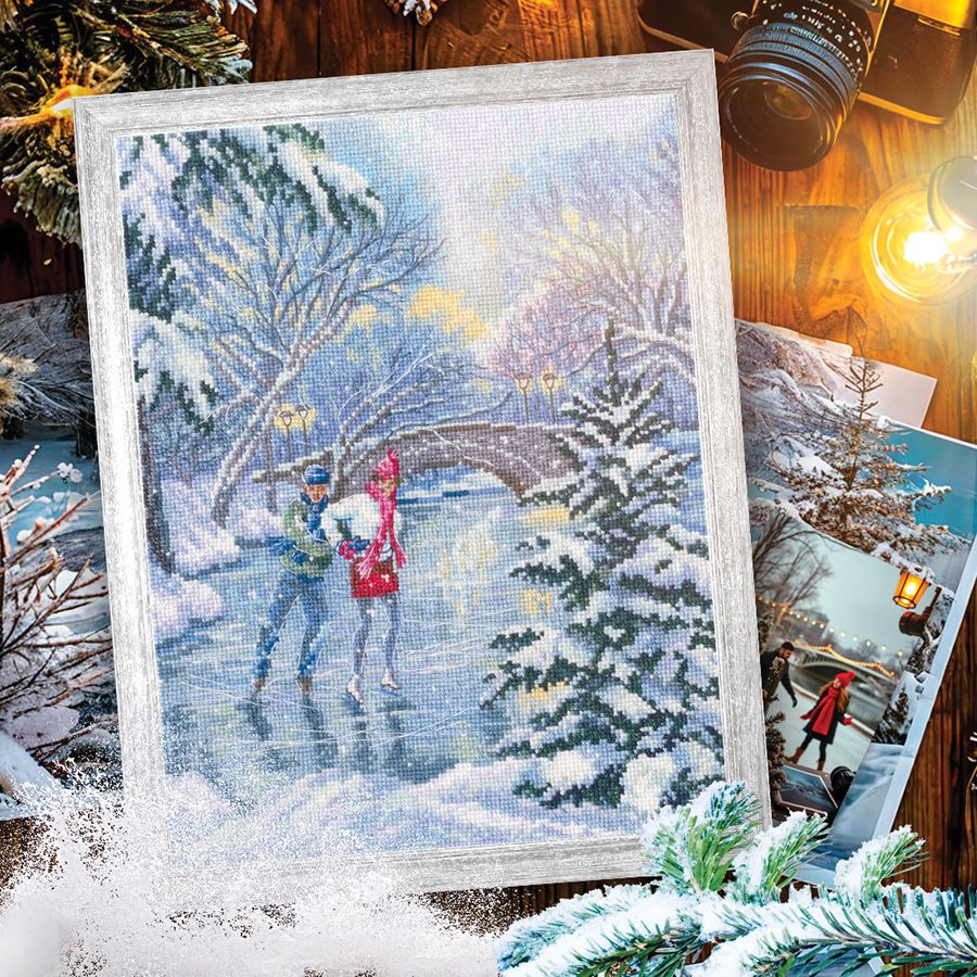 Sulla pista di pattinaggio