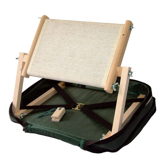 Telaio da ricamo + Valigia verde